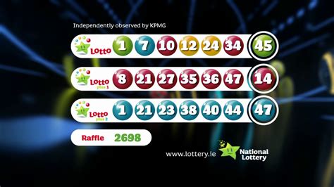 jackpotjoy irish lottery results tonight